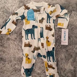 Puppy 2 way zip pjs